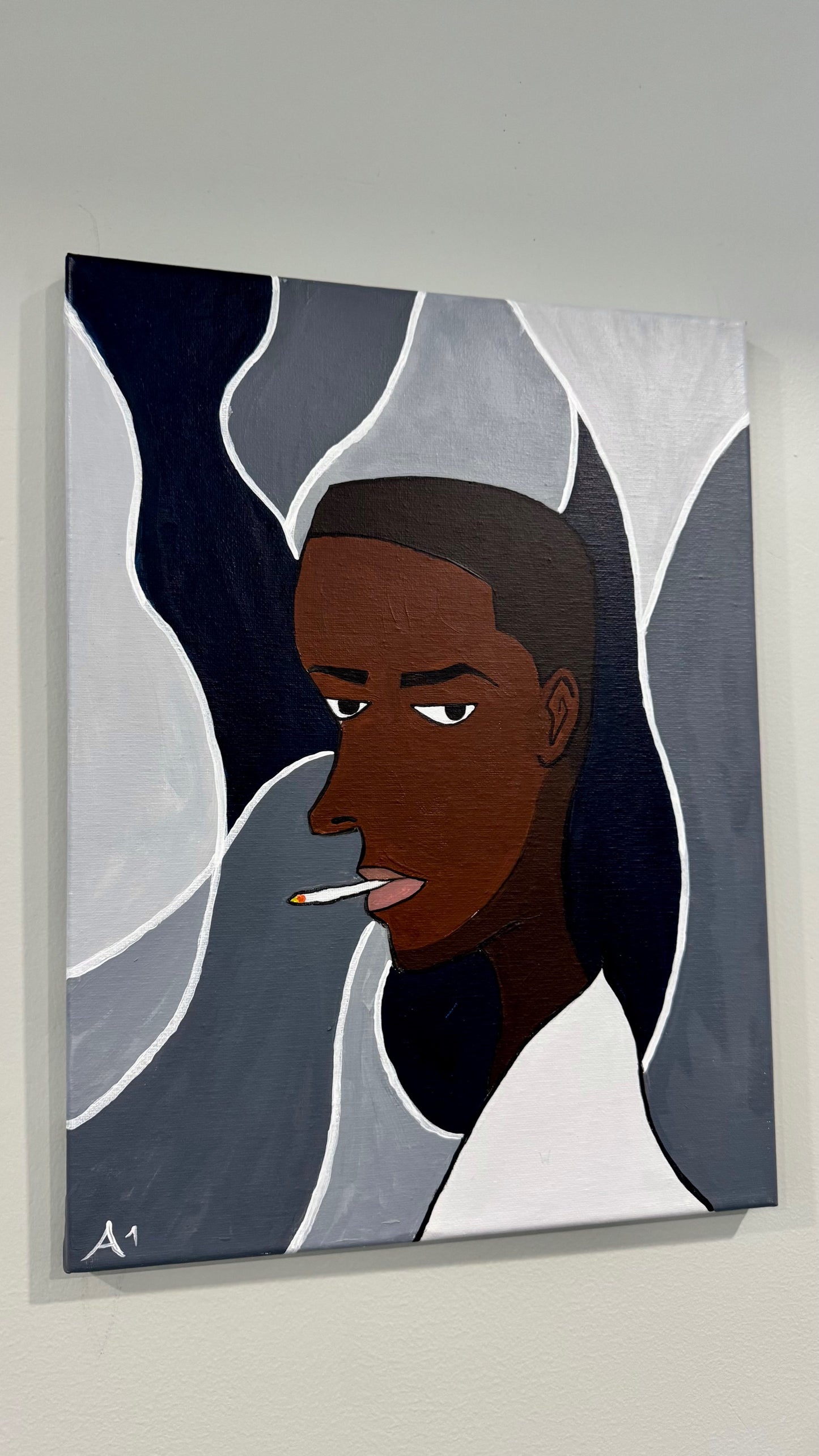 "Mind yo Biz" - Acrylic on Canvas