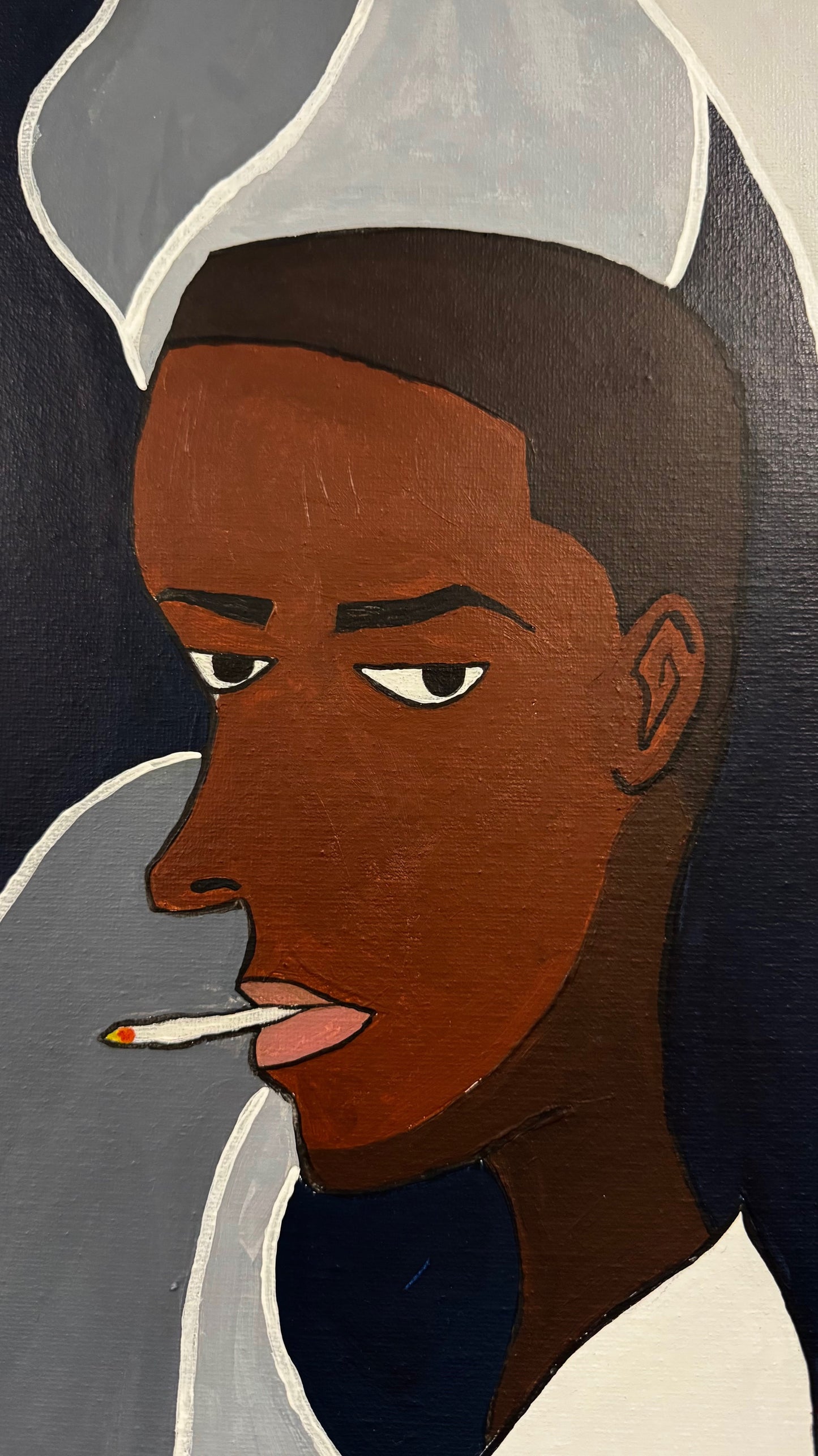 "Mind yo Biz" - Acrylic on Canvas