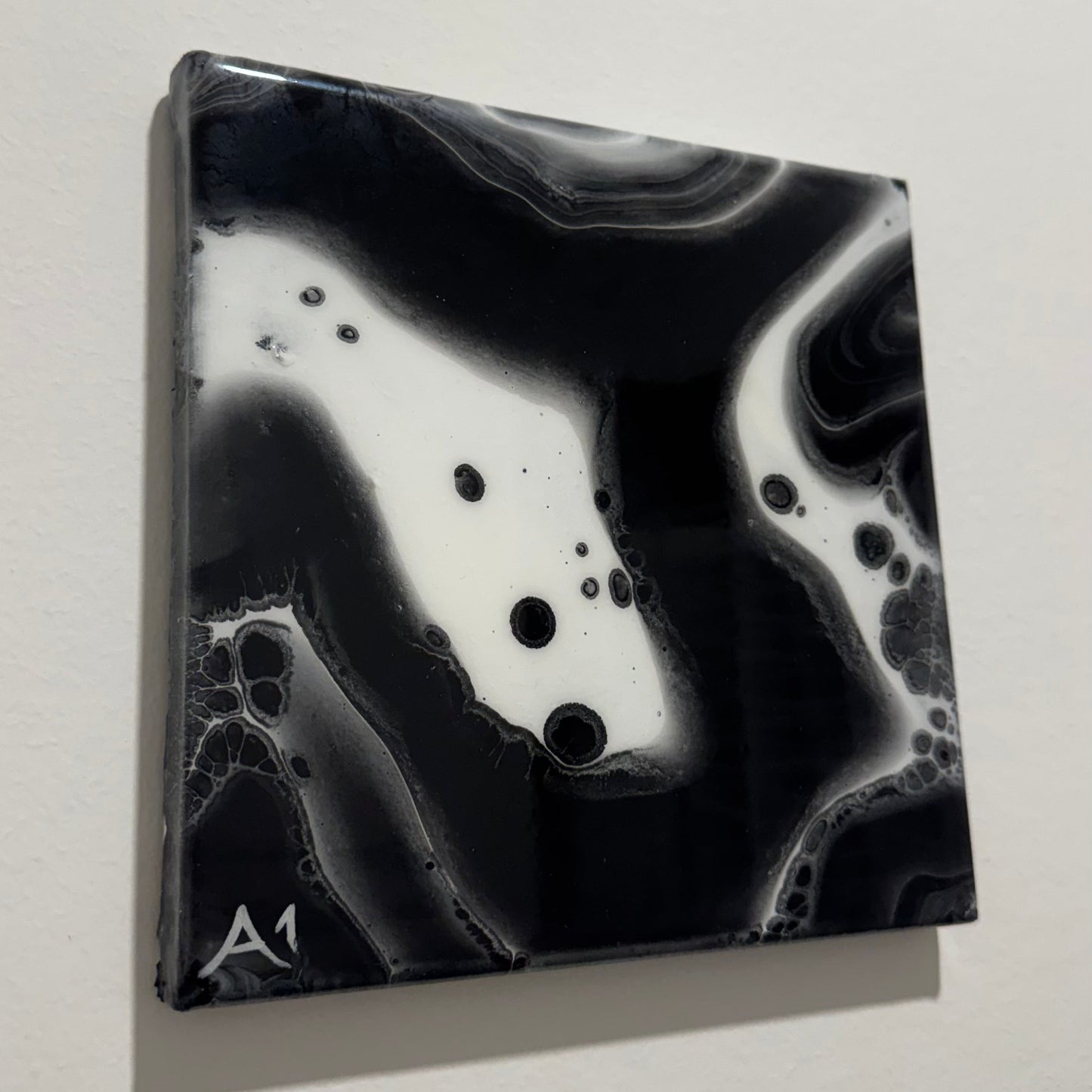 "Duality" - Acrylic + Resin on Canvas