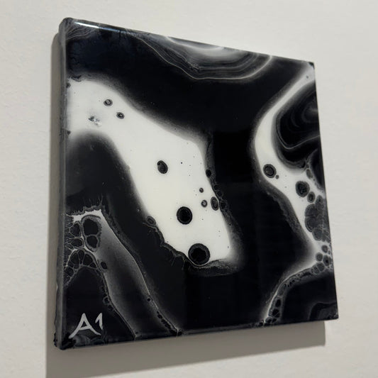 "Duality" - Acrylic + Resin on Canvas