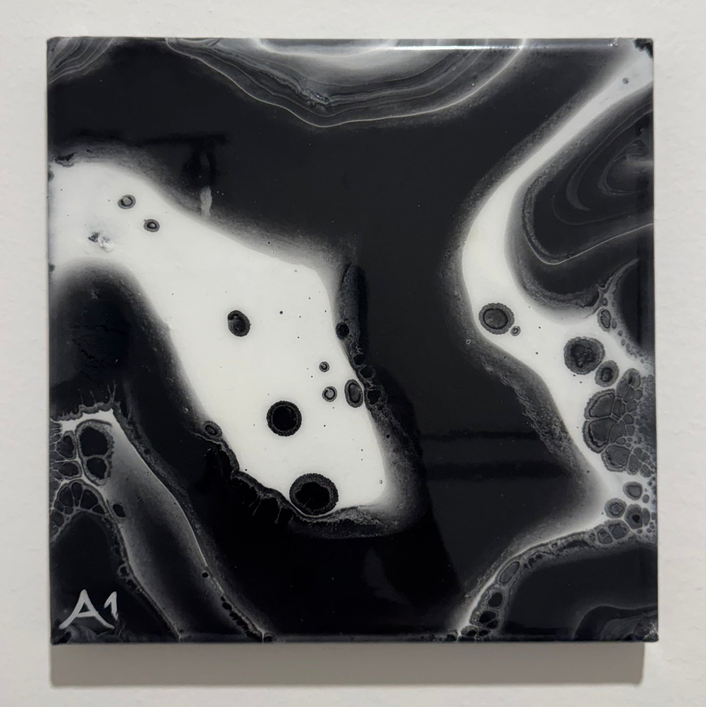 "Duality" - Acrylic + Resin on Canvas