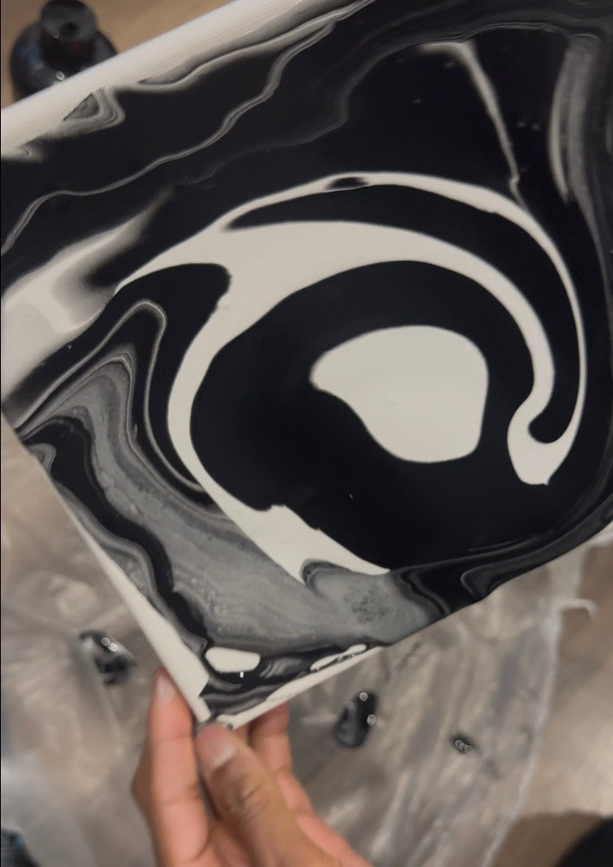 "Duality" - Acrylic + Resin on Canvas